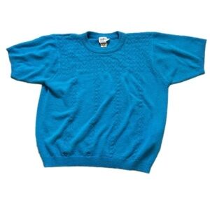 Vintage TanJay knit top Bright Blue  Bundle and Save